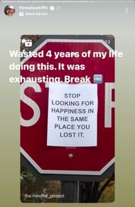 Kiffin's IG stories